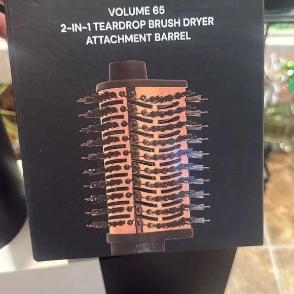 L'ange Black and Rose Gold Hair Dryer Brush - Picture 3 of 5